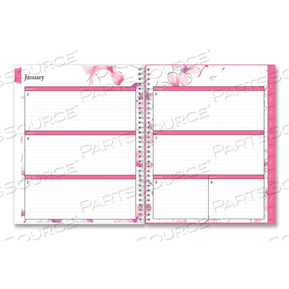 BREAST CANCER AWARENESS CREATE-YOUR-OWN COVER WEEKLY/MONTHLY PLANNER, ORCHID ARTWORK, 11 X 8.5, 12-MONTH (JAN-DEC): 2023 by Blue Sky