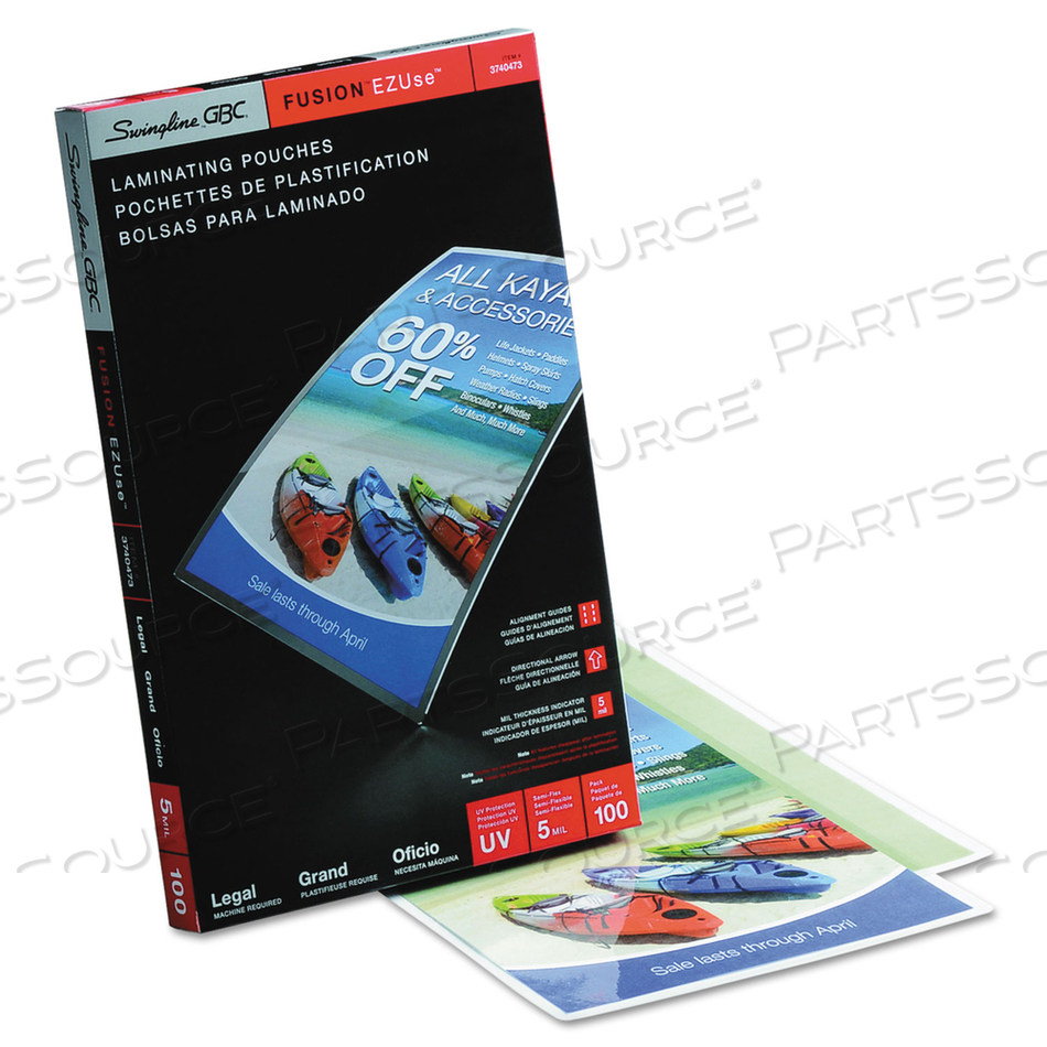 LAMINATING POUCHES 9X14.5 PK100 by ACCO Brands