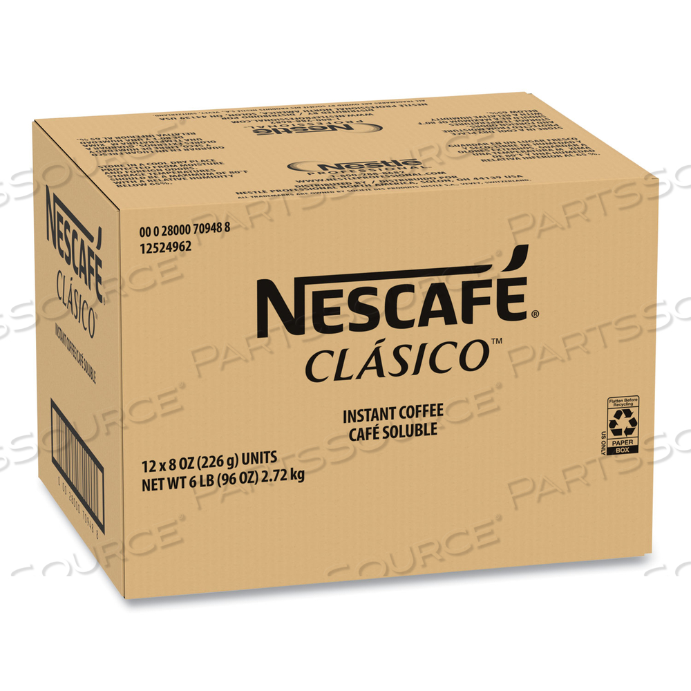 CLASICO DARK ROAST INSTANT COFFEE, 8 OZ by Nescafe