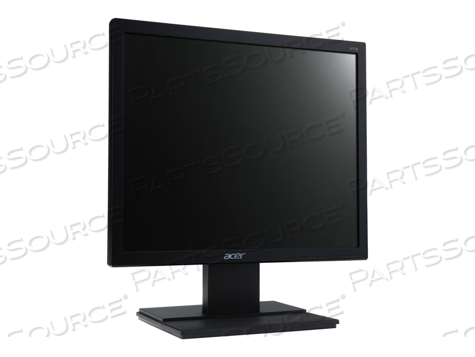 ACER V176L BD - LED MONITOR - 17" - 1280 X 1024 - 250 CD/M▓ - 5 MS - DVI, VGA - BLACK 