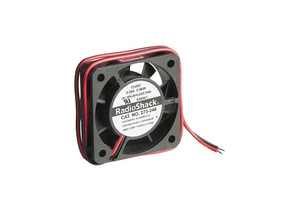 COOLING/MICRO FAN, 12 VDC, 0.13 A, 1.56 W, 6500 RPM, 7.7 CFM FLOW, 9 BLADES, MEETS UL, 40 MM X 10 MM X 10 MM by RadioShack