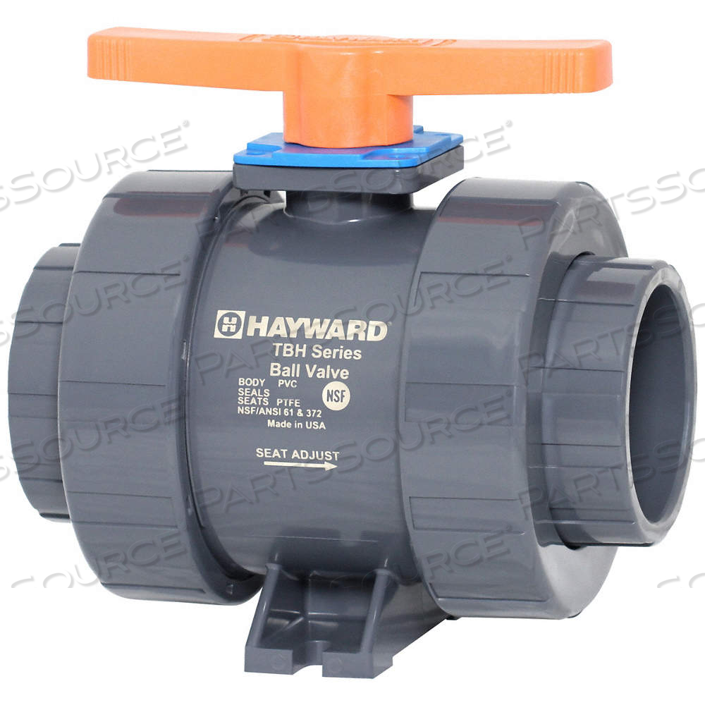 BALL VALVE TUBE SIZE 4 235 PSI PTFE by Hayward