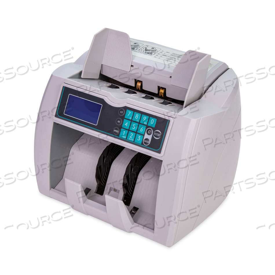 BILL COUNTER, 1,900 BILLS/MIN, 10 X 13.6 X 11.6, WHITE by CONTROLTEK
