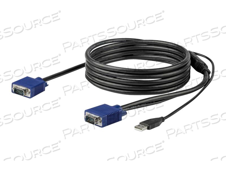 10 FT. (3 M) USB KVM CABLE FOR RACKMOUNT CONSOLES, VGA AND USB KVM CONSOLE CABLE (RKCONSUV10), VIDEO / USB CABLE, MINI-VGA (M) TO USB, HD-15 by StarTech.com Ltd. 10 FT. (3 M) USB KVM CABLE FOR RACKMOUNT CONSOLES, VGA AND USB KVM CONSOLE CABLE (RKCONSUV10), VIDEO / USB CABLE, MINI-VGA (M) TO USB, HD-15 by StarTech.com Ltd.