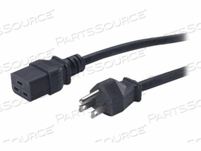 POWER CORD, 8.2 FT, 15 A, 120 V, NEMA 5-15P TO IEC 320-C19, BLACK by APC / American Power Conversion POWER CORD, 8.2 FT, 15 A, 120 V, NEMA 5-15P TO IEC 320-C19, BLACK by APC / American Power Conversion