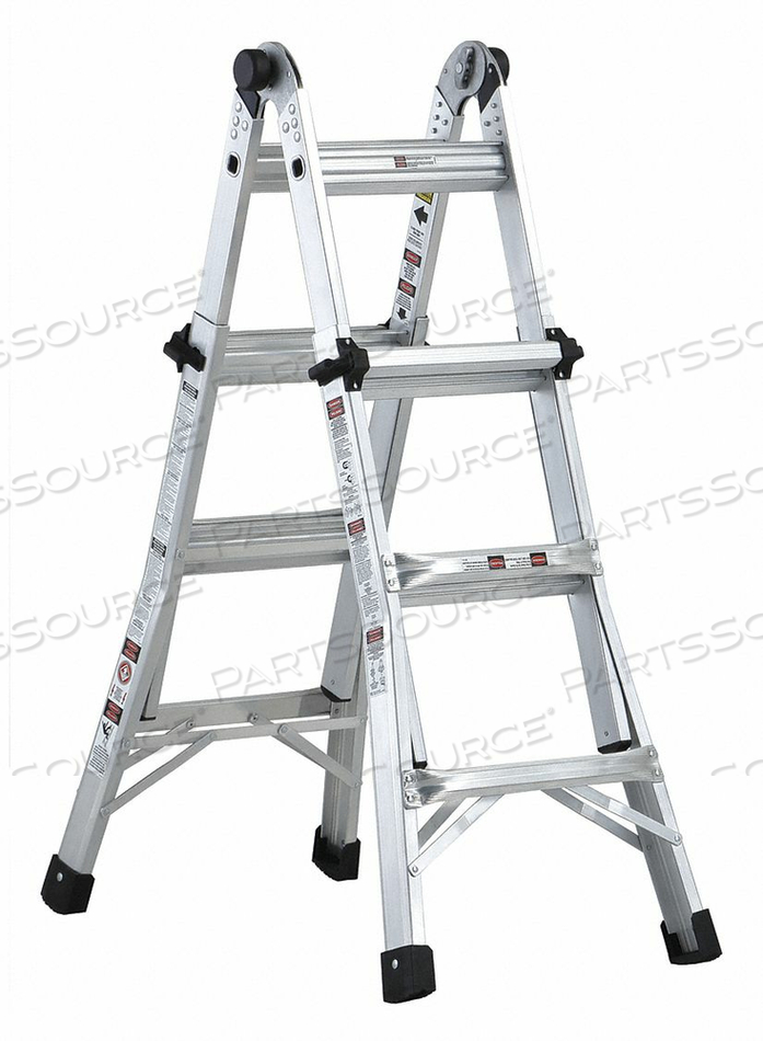 MULTIPURPOSE LADDER ALUMINUM 300LB 13FT. by Louisville