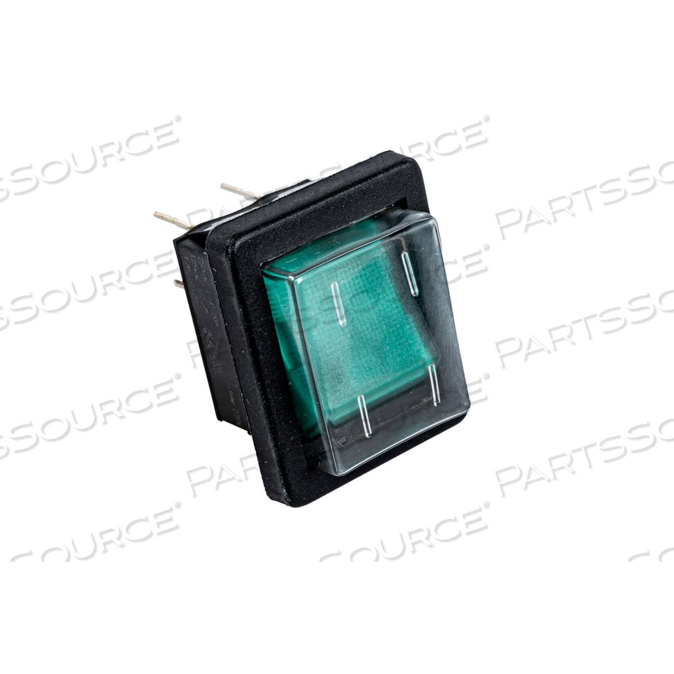 POWER SWITCH, GREEN, 200 TO 250VAC VOLTAGE RATING POWER SWITCH, GREEN, 200 TO 250VAC VOLTAGE RATING