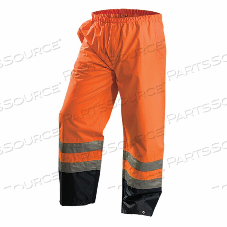 PREMIUM BREATHABLE PANTS, CLASS E, WATERPROOF, HI-VIS ORANGE, 4XL by Occunomix