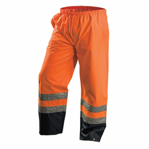 PREMIUM BREATHABLE PANTS, CLASS E, WATERPROOF, HI-VIS ORANGE, 4XL by Occunomix PREMIUM BREATHABLE PANTS, CLASS E, WATERPROOF, HI-VIS ORANGE, 4XL by Occunomix