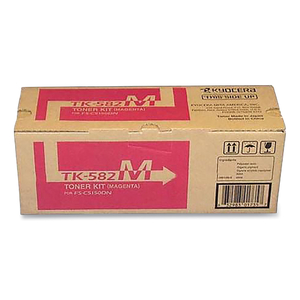 TK582M HIGH-YIELD TONER, 2,800 PAGE-YIELD, MAGENTA by Kyocera