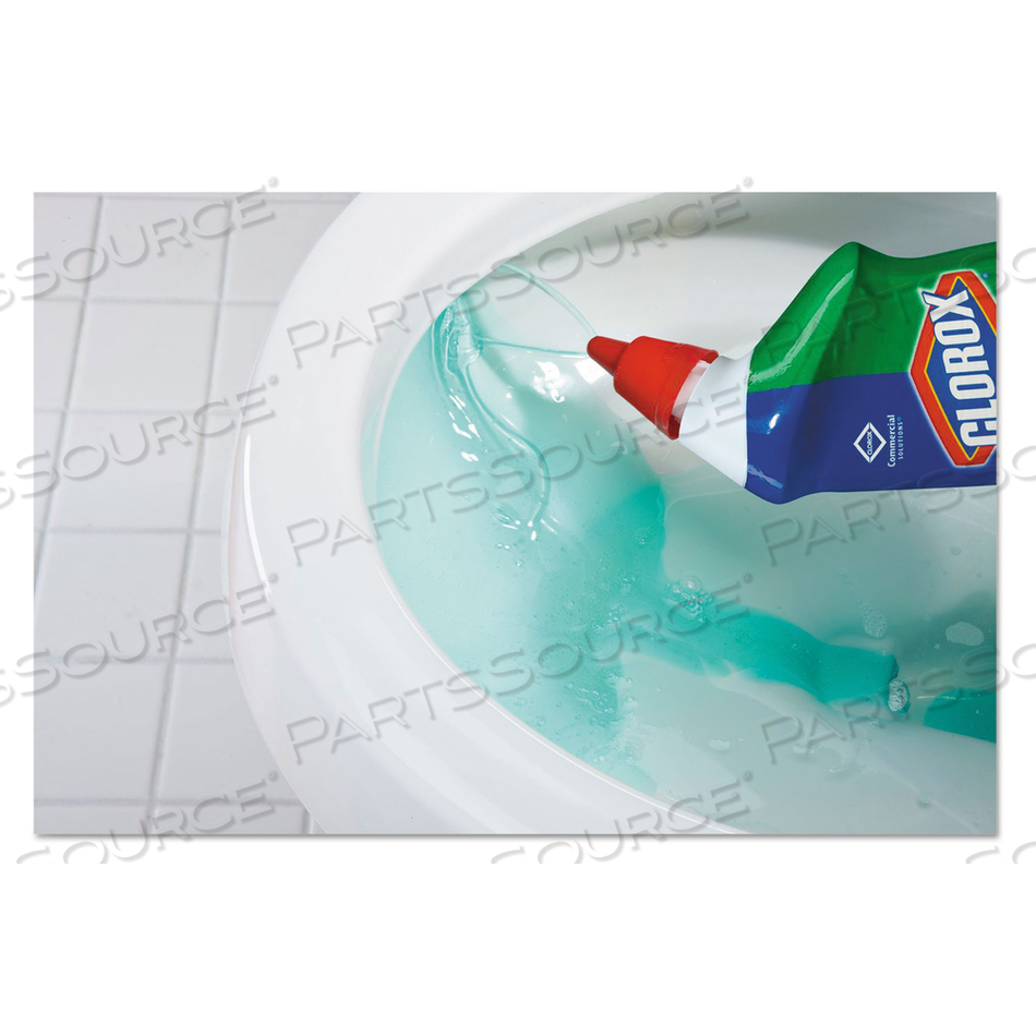 TOILET BOWL CLEANER WITH BLEACH, FRESH SCENT, 24 OZ BOTTLE, 12/CARTON by Clorox