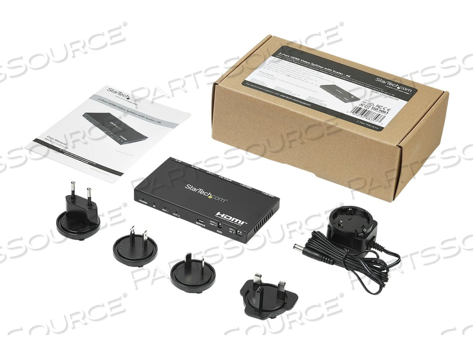 2-PORT HDMI SPLITTER (1X2), 4K 60HZ UHD HDMI 2.0 AUDIO VIDEO SPLITTER W/ SCALER & AUDIO EXTRACTOR (3.5MM/SPDIF), DUAL HDMI SPLITTER (1-IN 2- by StarTech.com Ltd. 2-PORT HDMI SPLITTER (1X2), 4K 60HZ UHD HDMI 2.0 AUDIO VIDEO SPLITTER W/ SCALER & AUDIO EXTRACTOR (3.5MM/SPDIF), DUAL HDMI SPLITTER (1-IN 2- by StarTech.com Ltd.