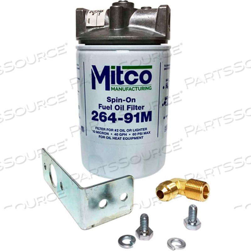 SPIN-ON OIL FILTER, COMPLETE W/TOP, ALL RESIDENTIAL & LIGHT COMMERCIAL by Mitco Manufacturing