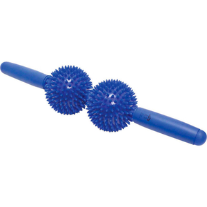 POINT RELIEF MASSAGE BAR, 9 X 43 CM (3.5" X 16.9"), 2 BALLS, BLUE, 1 EACH by Fabrication Enterprises
