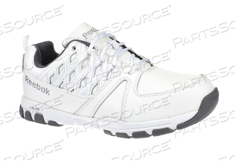 ATHLETIC SHOE 10 M WHITE STEEL PR by Reebok