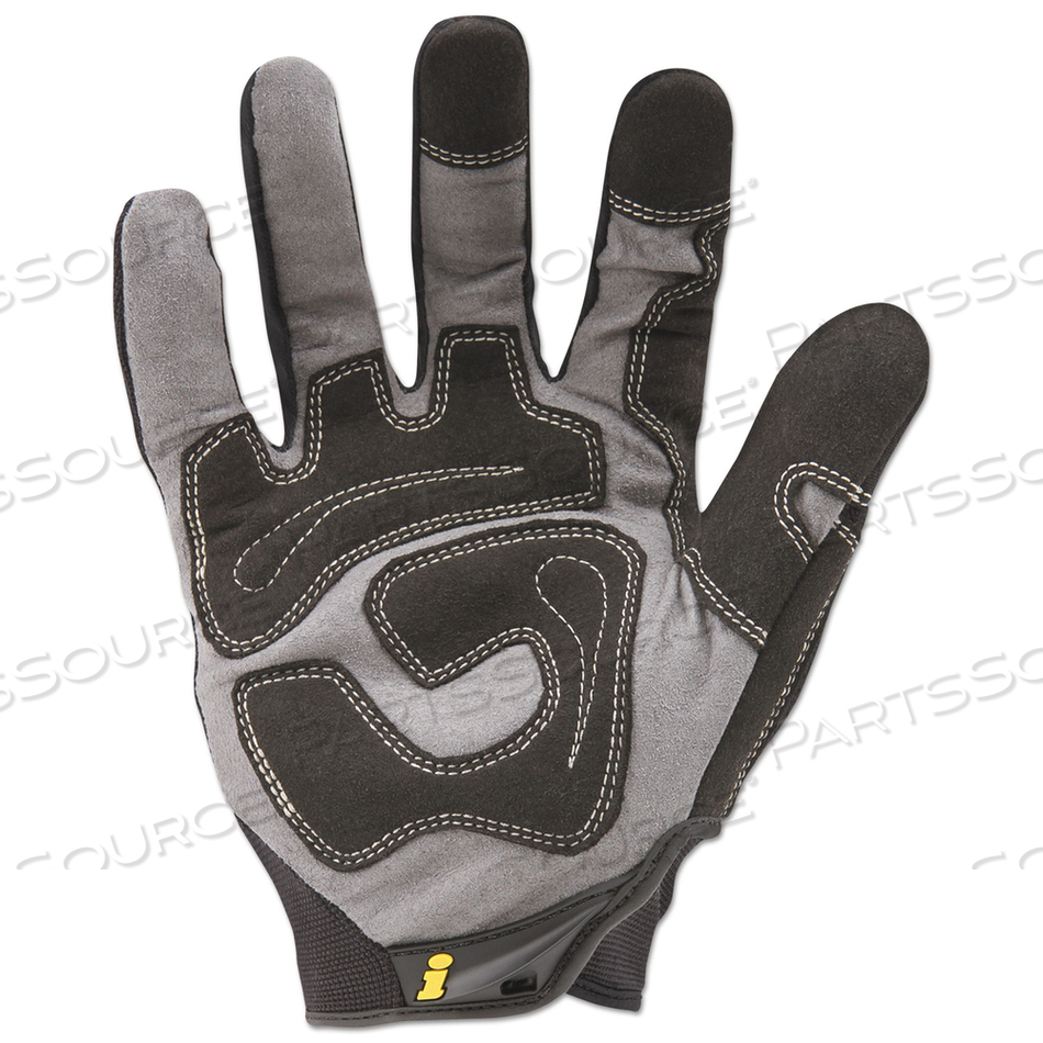 GENERAL UTILITY SPANDEX GLOVES, BLACK, MEDIUM, PAIR by Ironclad