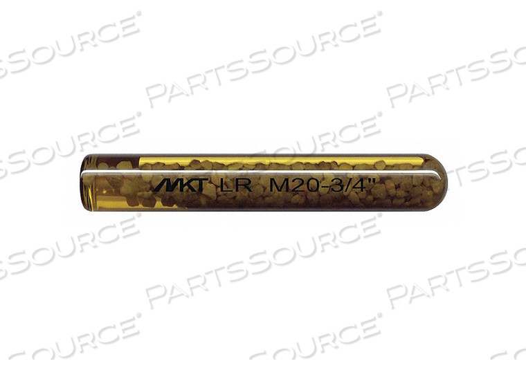 GLASS CAPSULE 7/8 X 11-3/4 IN L PK6 