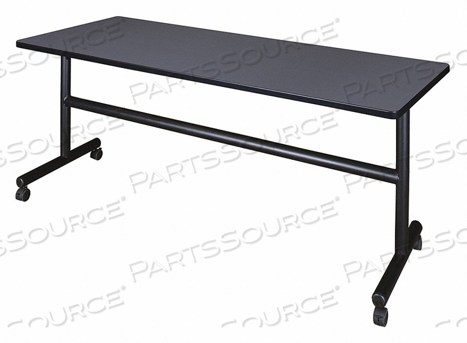 MOBILE TABLE 72 IN.W GRAY NBULA FLIP TOP by Regency