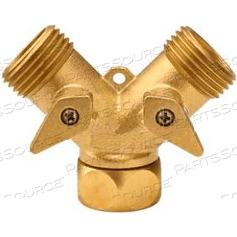 BRASS GARDEN HOSE "Y" VALVE by ORS Nasco BRASS GARDEN HOSE "Y" VALVE by ORS Nasco