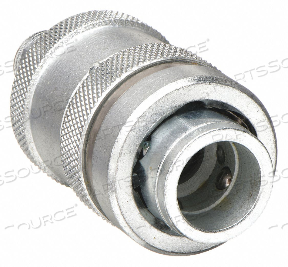 QUICK CONNECT HOSE COUPLING, INDUSTRIAL, STEEL, SOCKET, MALE, NPT, COUPLING SIZE 3/8 IN by Speedaire