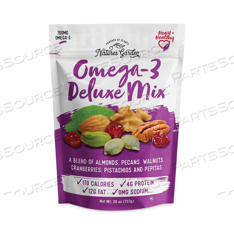 OMEGA-3 DELUXE MIX, 26 OZ POUCH 