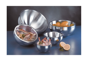 BOWL INSULATED SILVER 304 OZ. by American Metalcraft