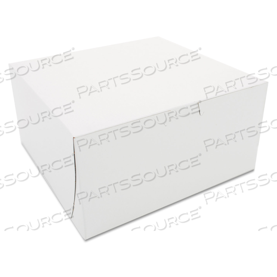 WHITE ONE-PIECE NON-WINDOW BAKERY BOXES, 6 X 8 X 4, WHITE, PAPER by SCT WHITE ONE-PIECE NON-WINDOW BAKERY BOXES, 6 X 8 X 4, WHITE, PAPER by SCT