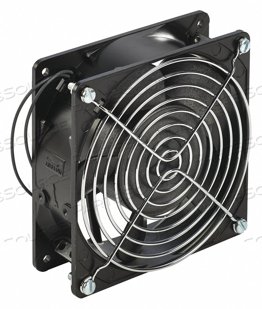 ENCLOSURE COOLING FAN FINGER GUARD (1) STEEL, BLACK 100 CFM 