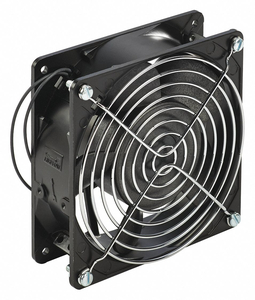 ENCLOSURE COOLING FAN FINGER GUARD (1) STEEL, BLACK 100 CFM by Hoffman