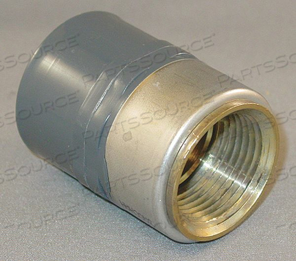 TRANSITION ADAPTER, BRASS, 1/2 IN METAL SIDE NOMINAL PIPE SIZE, FEMALE, NPT, CPVC, FEMALE, SOCKET by Spears
