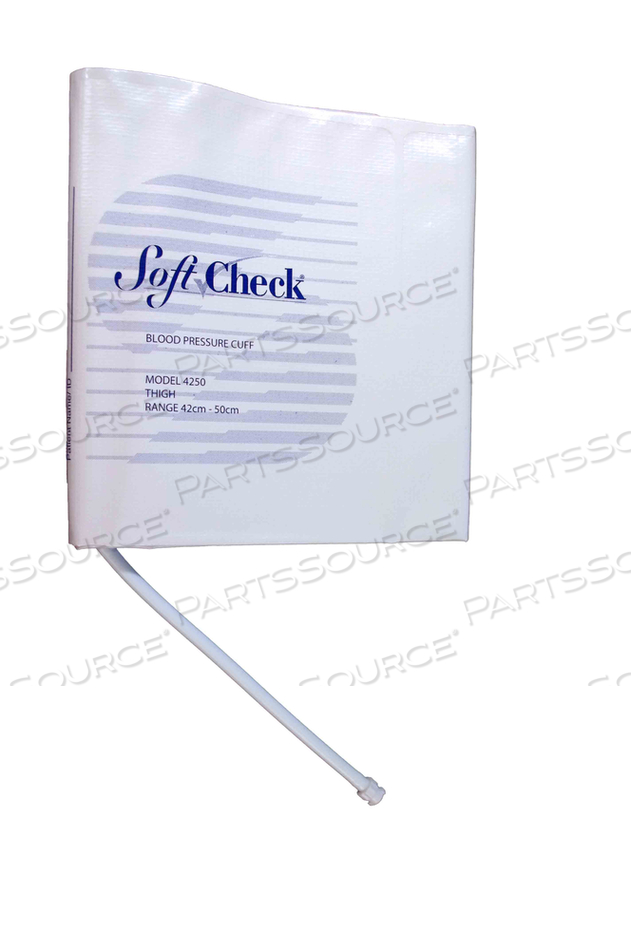 SOFTCHECK VINYL DISPOSABLE BP CUFF, THIGH SINGLE TUBE, MQ, 20/BX 