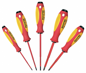 INS. SCREWDRIVER SET SLOT/PHILLIPS 5 PC by Witte