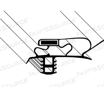 GASKET,DOOR,18,STD HT, 23.625X15.625X0.625 by Delfield