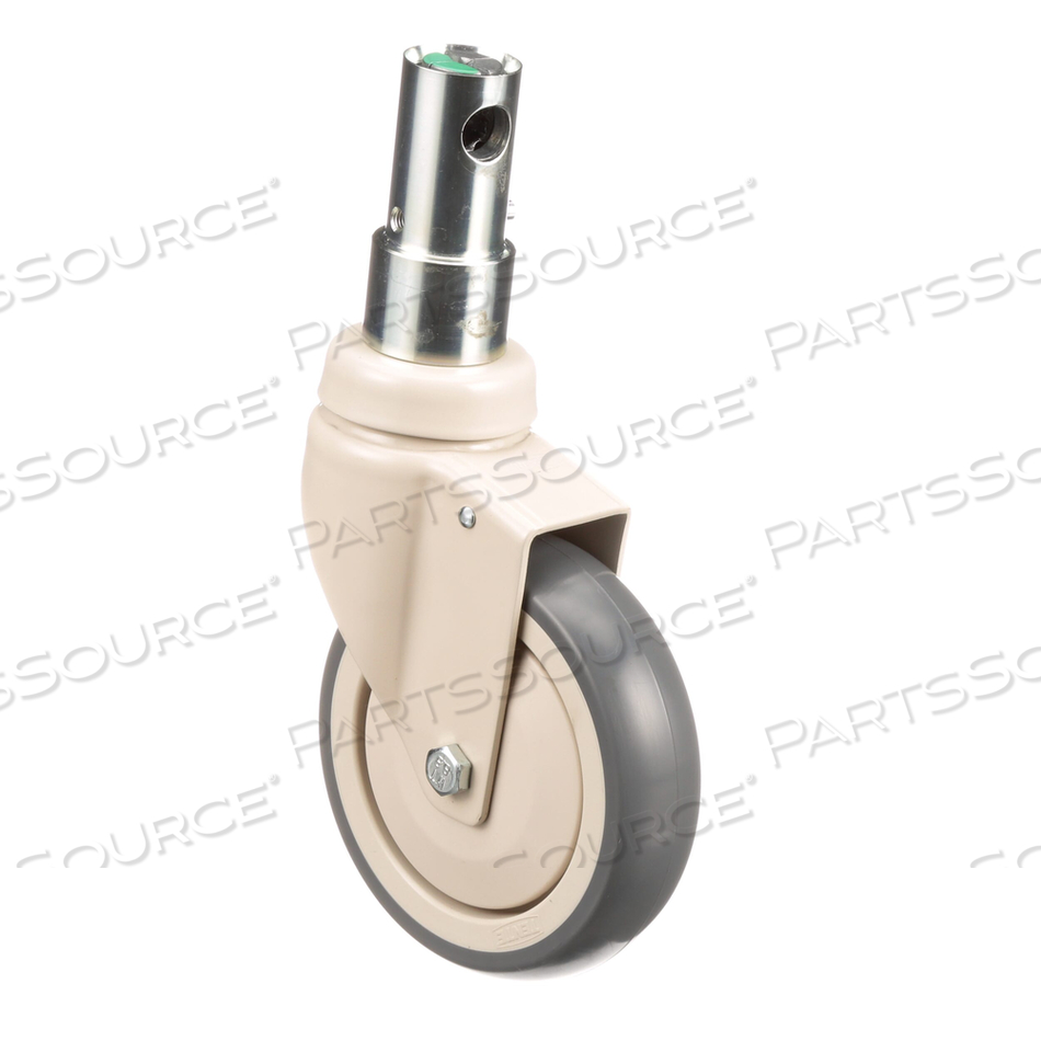 5" SGL EXTENSION HEIGHT WHEEL STEER CASTER by Hillrom