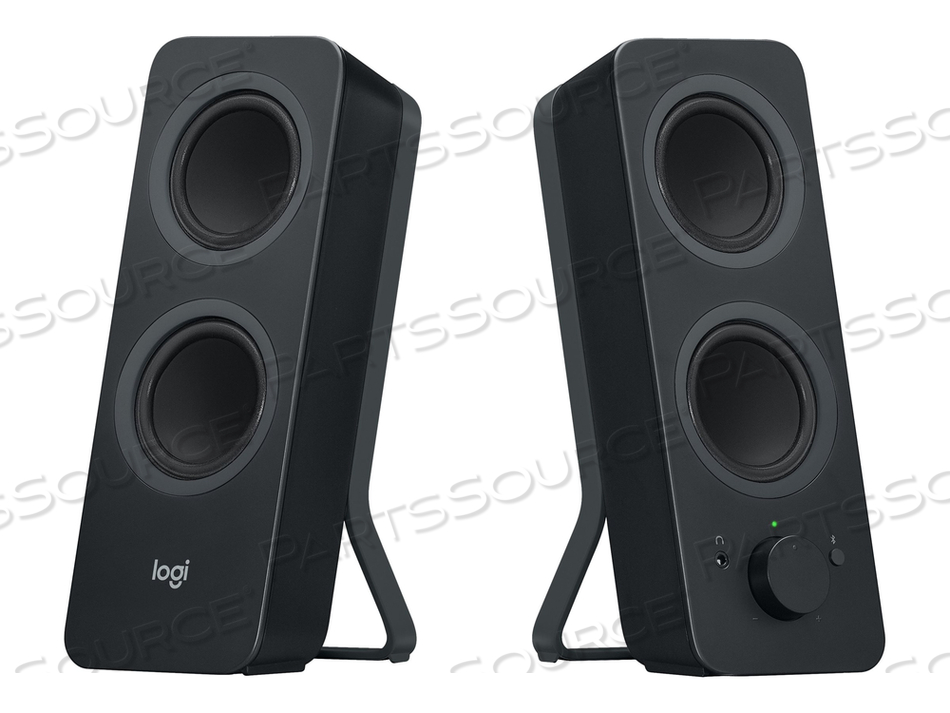 LOGITECH Z207 - SPEAKERS - FOR PC - 2.0-CHANNEL - WIRELESS - BLUETOOTH - 5 WATT (TOTAL) - BLACK by Logitech