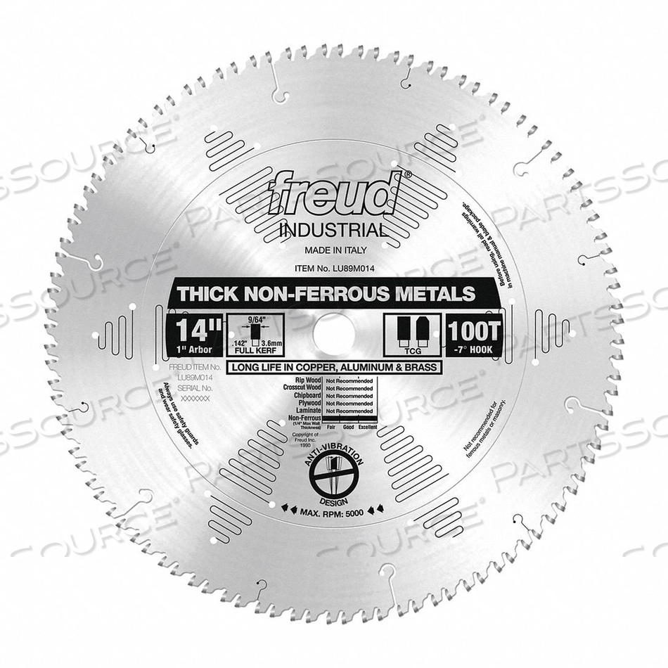 CIRCULAR SAW BLADE BLADE DIA 14 IN. by Diablo