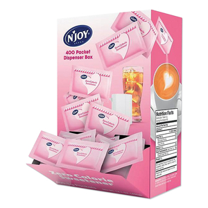 PINK SACCHARIN ARTIFICIAL SWEETENER PACKETS, 0.04 OZ PACKET, 400 PACKETS/BOX by N'Joy