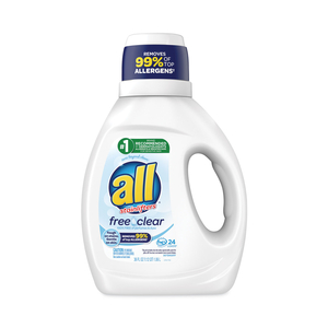 ULTRA FREE CLEAR LIQUID DETERGENT, UNSCENTED, 36 OZ BOTTLE, 6/CARTON by All