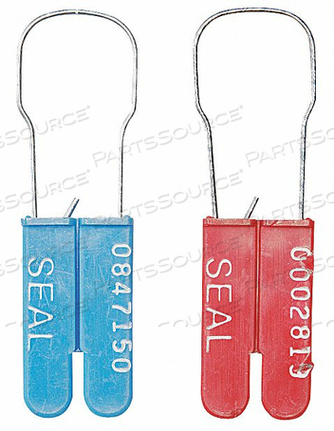 PADLOCK SEAL BLUE PK100 