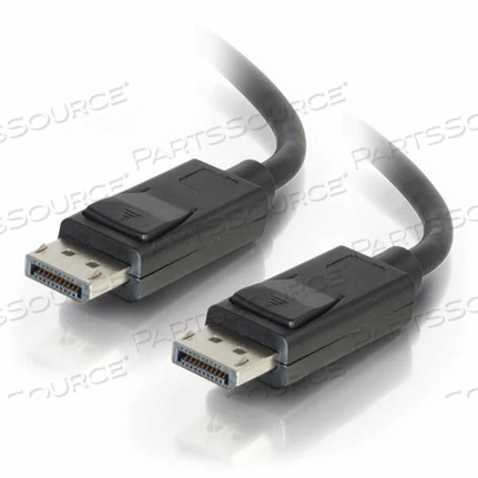 15FT DISPLAYPORT MALE - DISPLAYPORT MALE CABLE WITH LATCHES 8K UHD - BLACK by Legrand AV (C2G)