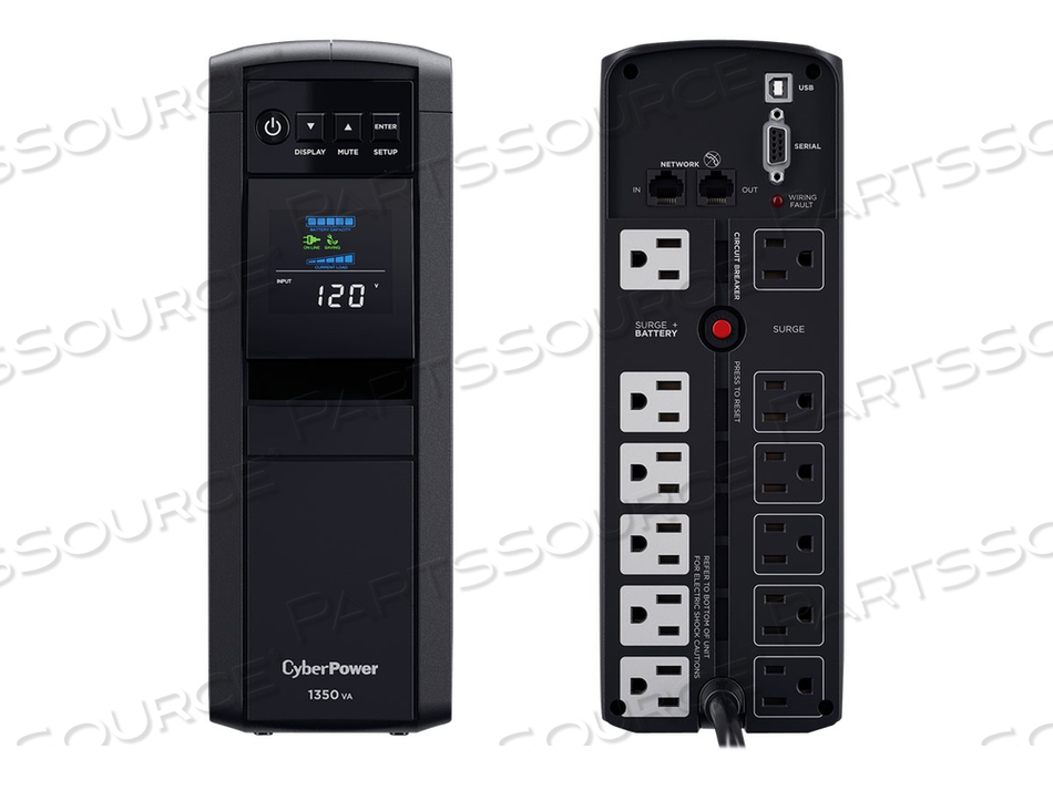 PFC SINEWAVE UPS, 1350VA / 880W by CyberPower PFC SINEWAVE UPS, 1350VA / 880W by CyberPower