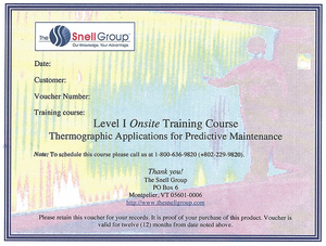 LEVEL I THERMOGRAPHY TRAINING ONSITE by The Snell Group LEVEL I THERMOGRAPHY TRAINING ONSITE by The Snell Group