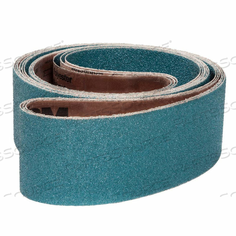 ABRASIVE BELT, ZIRCONIA ALUMINA, 4" X 118", 80 GRIT by VSM