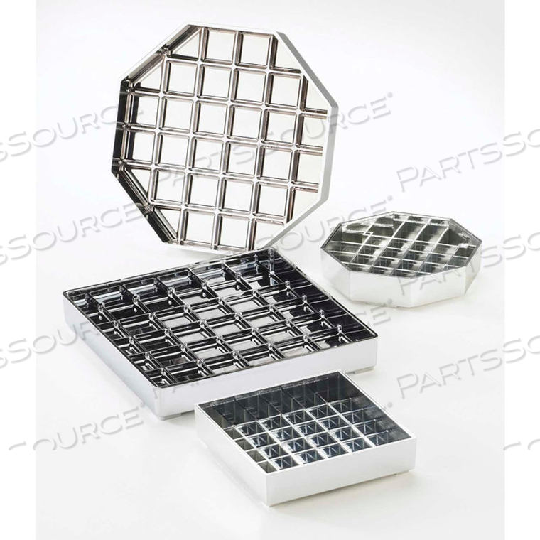 CLASSIC SQUARE DRIP TRAY BLACK 4"W X 4"D X 1"H 