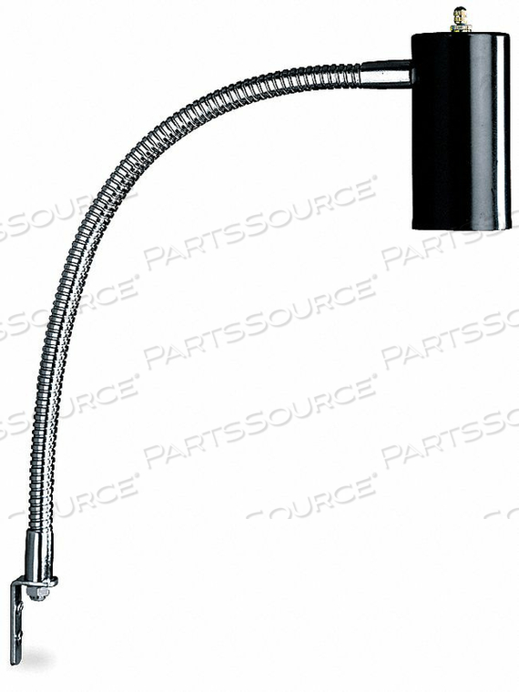 TASK LIGHT, ARM REACH 18 IN, ARM DESIGN GOOSENECK, BULB WATTAGE 25 W, COLOR BLACK/SILVER, LIGHTING TECHNOLOGY BULB DEPENDENT, MOUNT TYPE BRA by Lumapro Products TASK LIGHT, ARM REACH 18 IN, ARM DESIGN GOOSENECK, BULB WATTAGE 25 W, COLOR BLACK/SILVER, LIGHTING TECHNOLOGY BULB DEPENDENT, MOUNT TYPE BRA by Lumapro Products