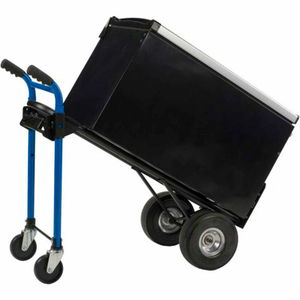 4-IN-1 CONVERTIBLE HEAVY DUTY HAND TRUCK - PNEUMATIC WHEELS - 900 LB. CAP by Harper