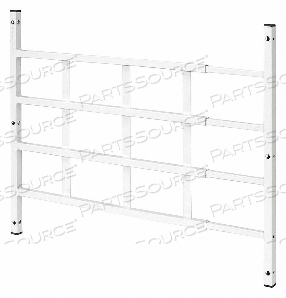 WINDOW SECURITY GUARD 22-3/8W.IN. WHITE by Primeline