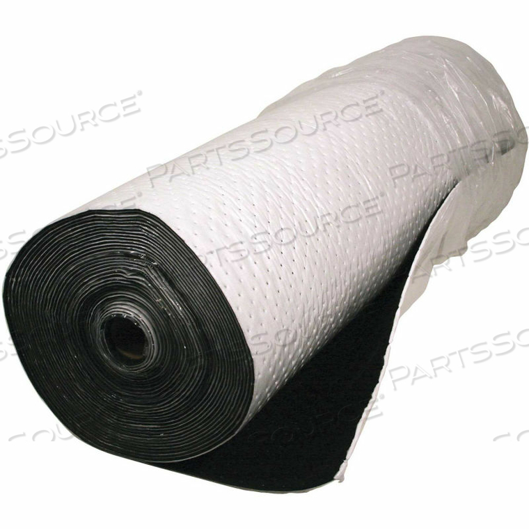 RAILROAD TRACK 58" SORBENT ROLLS, 105 GALLON CAPACITY, 58" X 100', 1 ROLL/BAG 