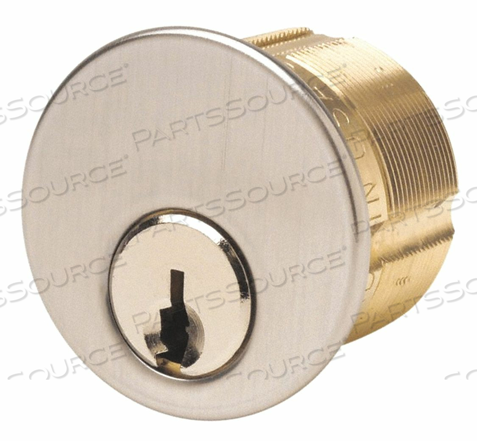 MORTISE CYLINDER 1-1/8 INCH SATIN CHROME by Ilco Unican