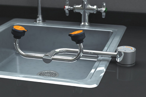 EYEWASH DECK MOUNT RIGHT 14-1/8W 5-1/4D by Guardian Equipment EYEWASH DECK MOUNT RIGHT 14-1/8W 5-1/4D by Guardian Equipment